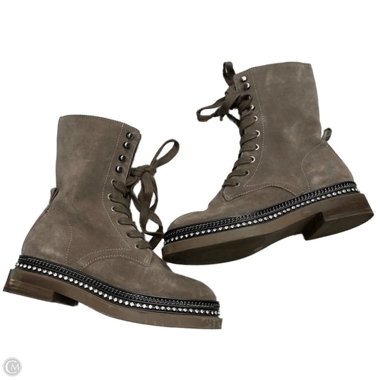 Boots Combat By Vince Camuto In Grey, Size: 5.5