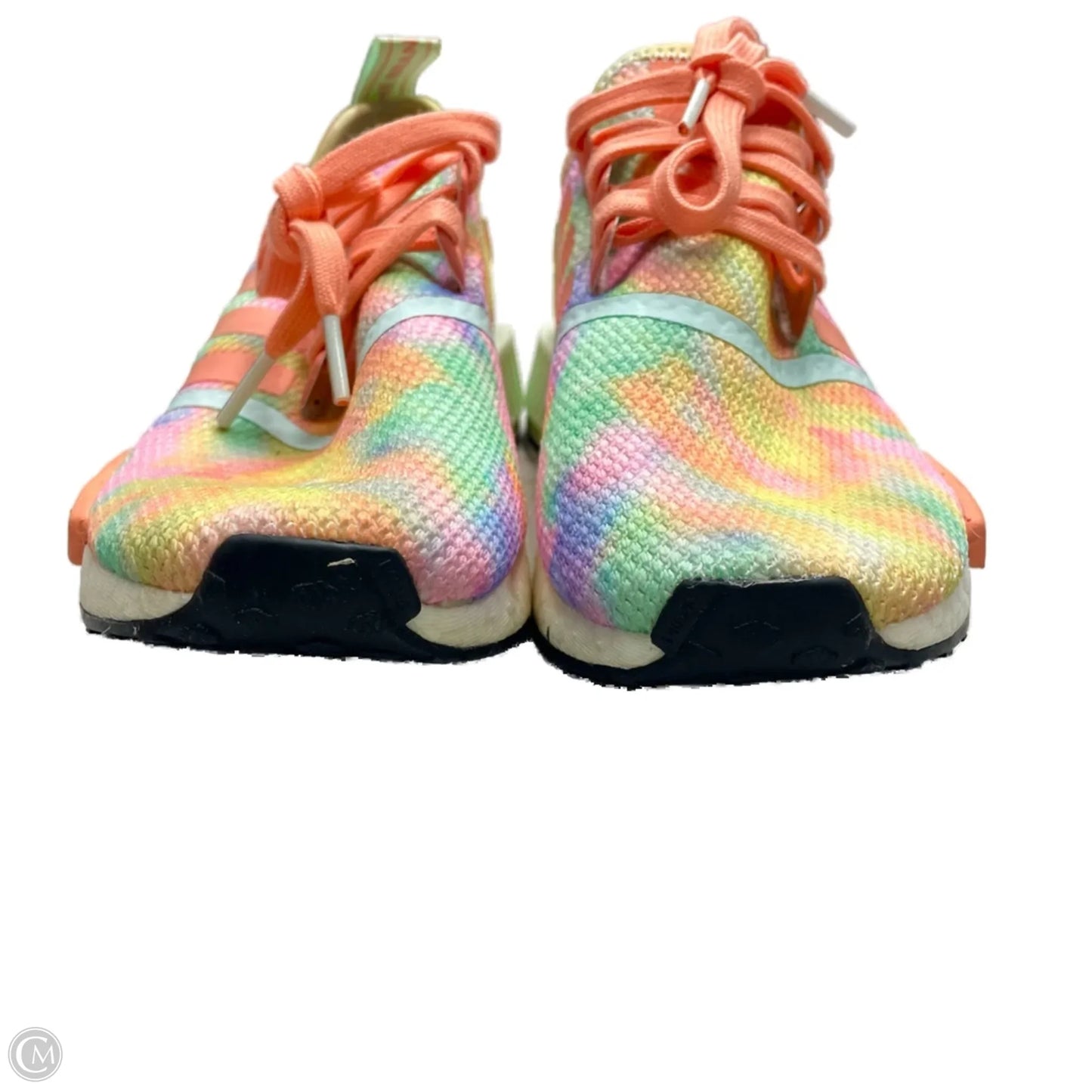Shoes Athletic By Adidas In Tie Dye Print, Size: 5