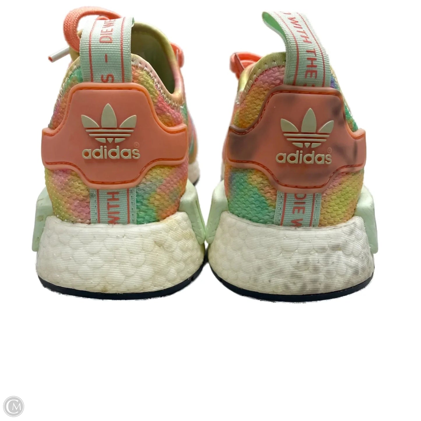 Shoes Athletic By Adidas In Tie Dye Print, Size: 5