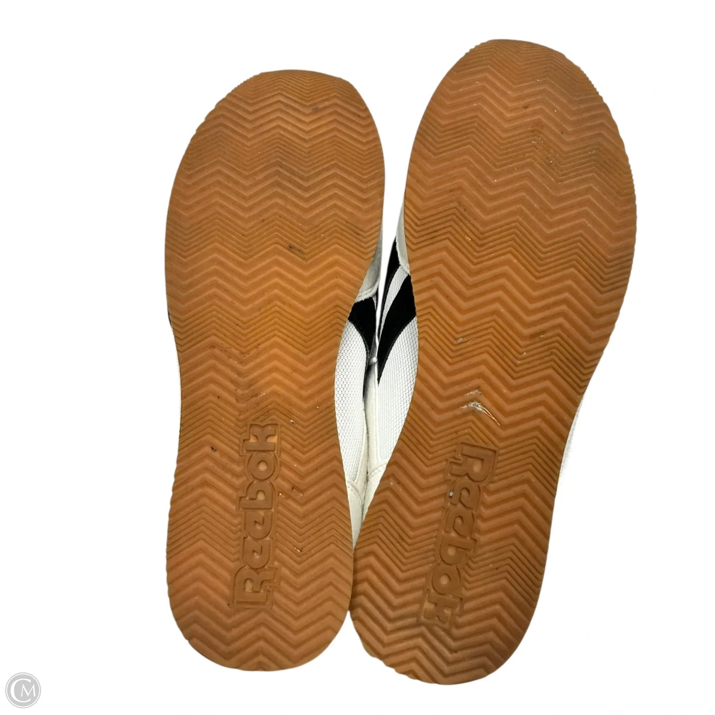 Shoes Athletic By Reebok In Black & White, Size: 8.5