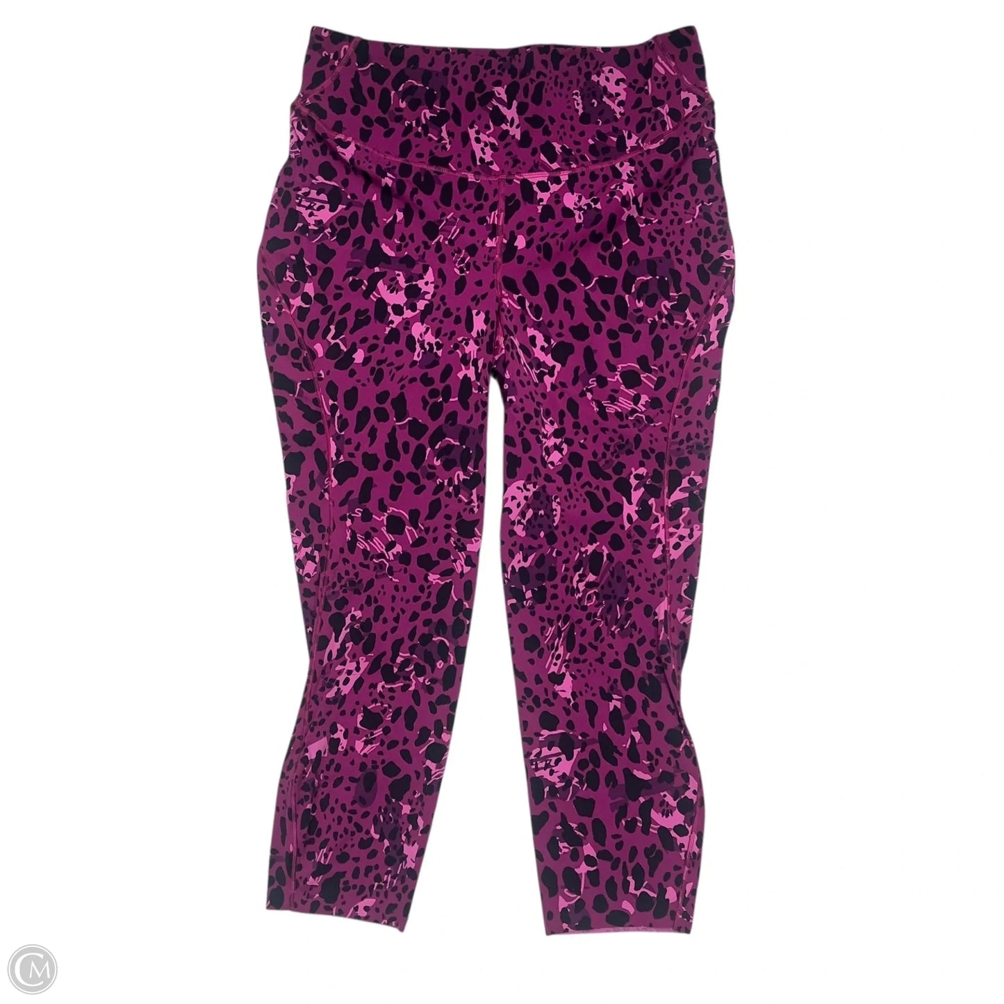 Athletic Pants By Lululemon In Leopard Print, Size: L