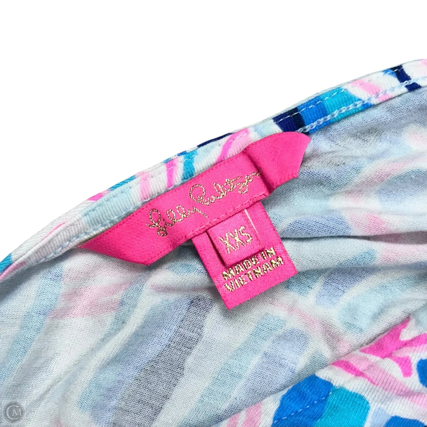 Dress Designer By Lilly Pulitzer In Blue & Pink, Size: Xxs