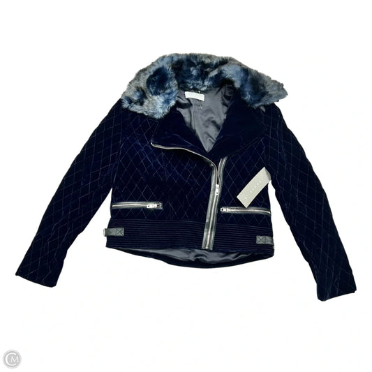 Jacket Moto By Bagatelle In Navy, Size: M