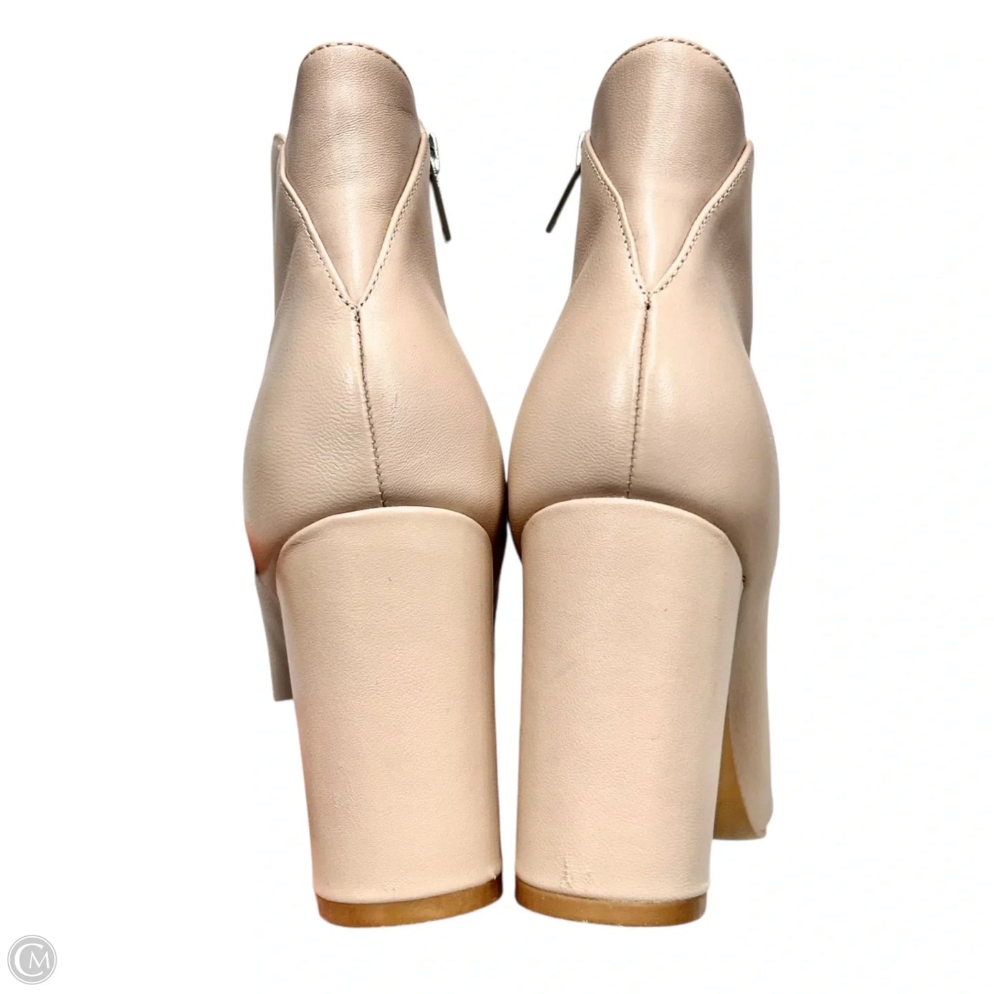 Boots Ankle Heels By Marc Fisher In Light Pink, Size: 9.5