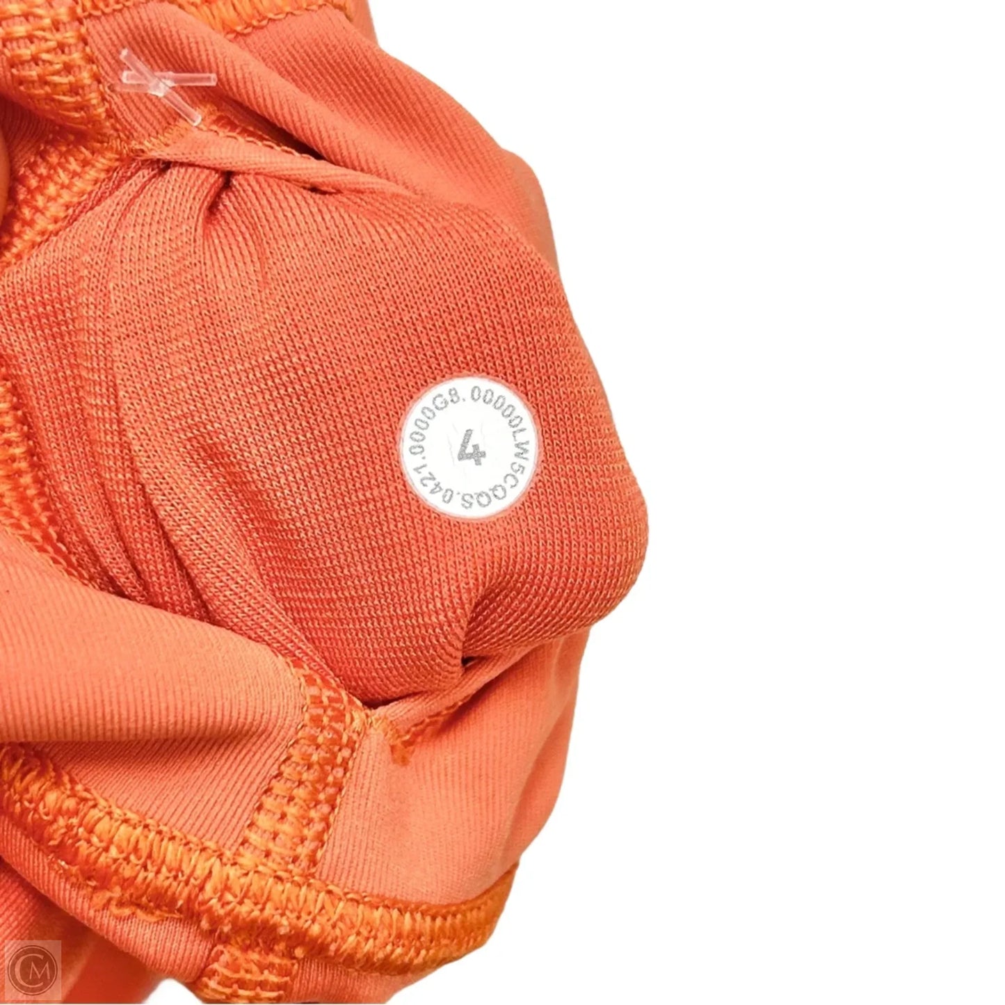 Athletic Leggings By Lululemon In Orange, Size: S