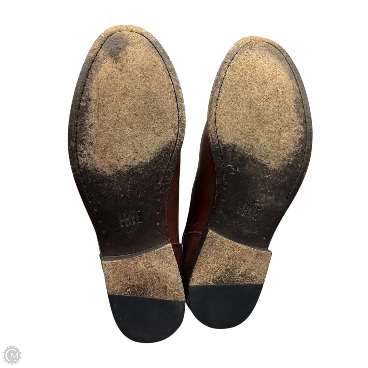 Boots Designer By Frye In Brown, Size: 5