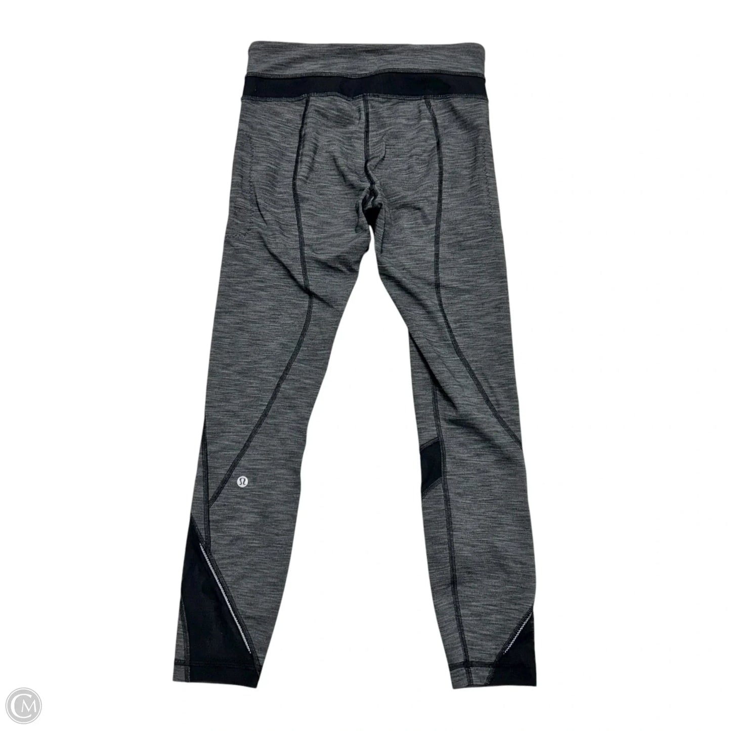 Athletic Leggings Capris By Lululemon In Grey, Size: S