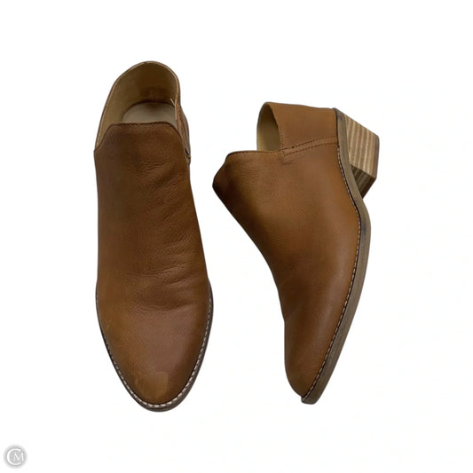 Boots Leather By Lucky Brand In Tan, Size: 9