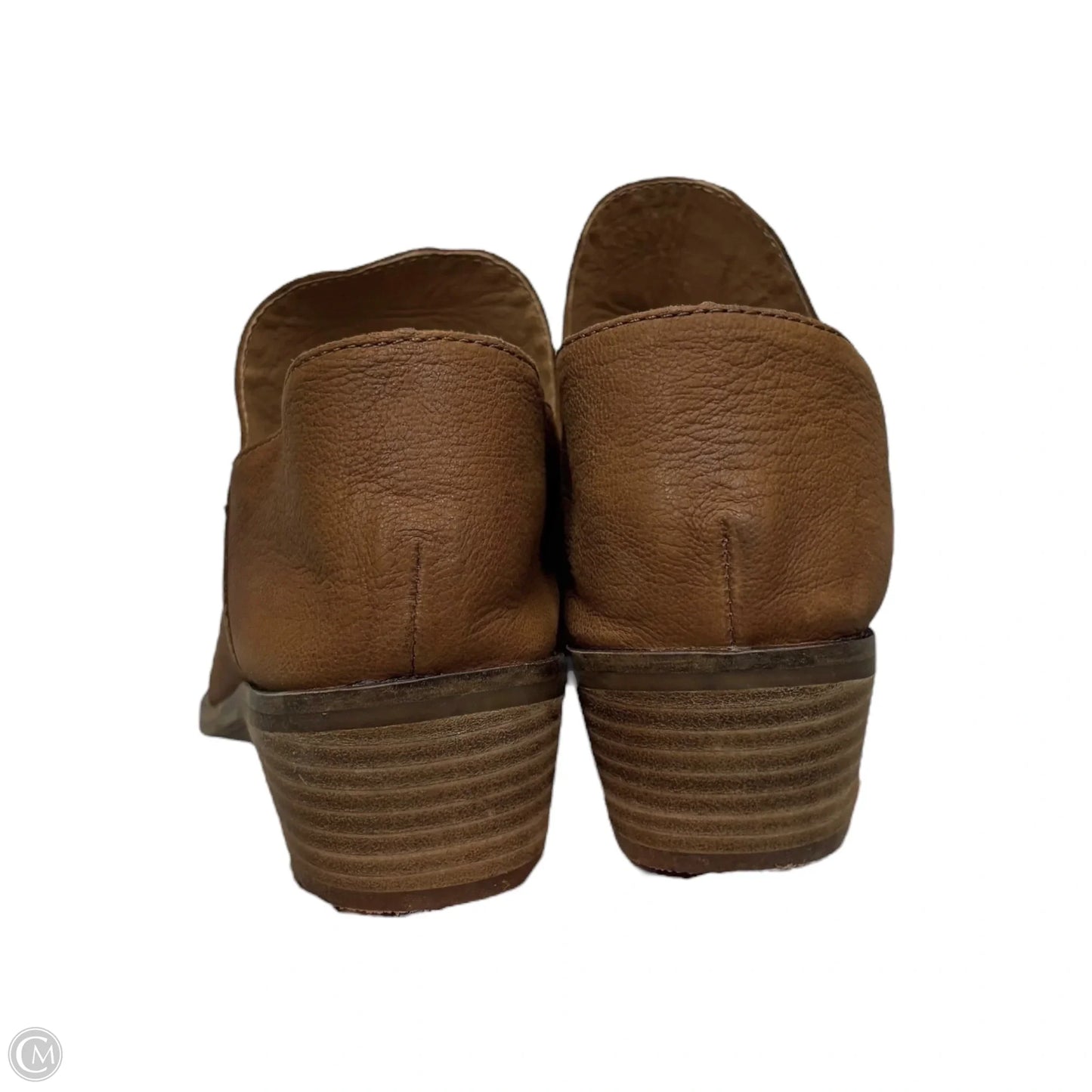 Boots Leather By Lucky Brand In Tan, Size: 9