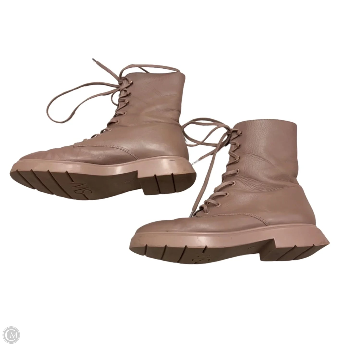 Boots Designer By Stuart Weitzman In Taupe, Size: 8