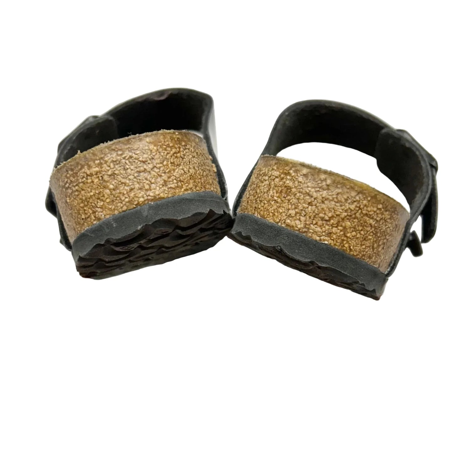 Sandals Flats By Birkenstock In Black, Size: 8