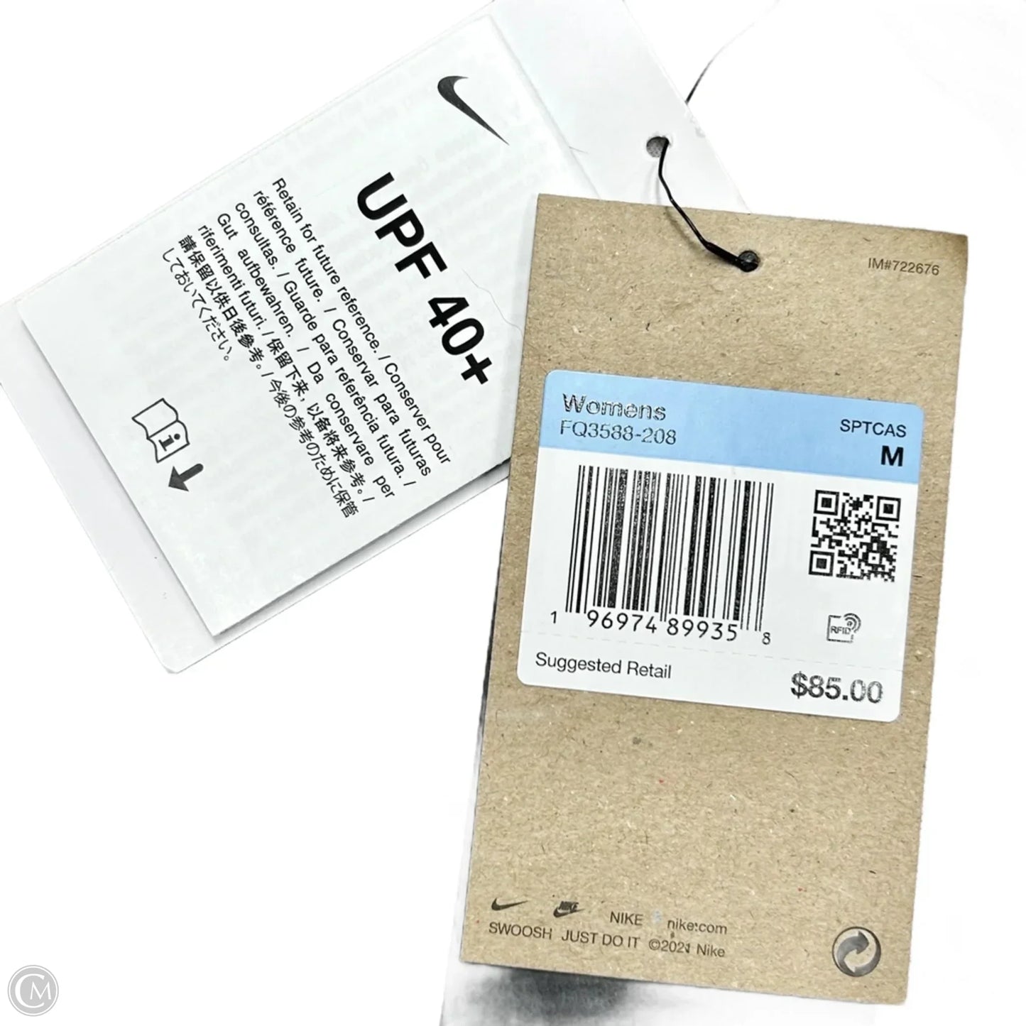 Athletic Pants By Nike Apparel In Mauve, Size: M