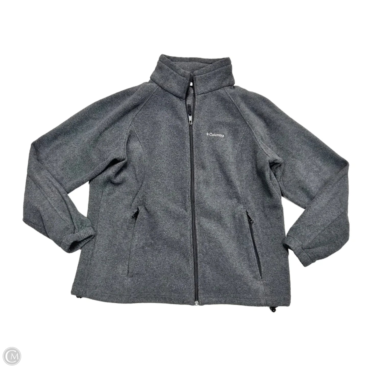 Jacket Fleece By Columbia In Grey, Size: 1x