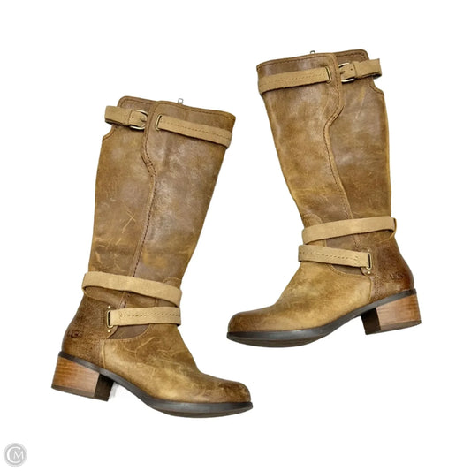 Boots Designer By Ugg In Tan, Size: 6