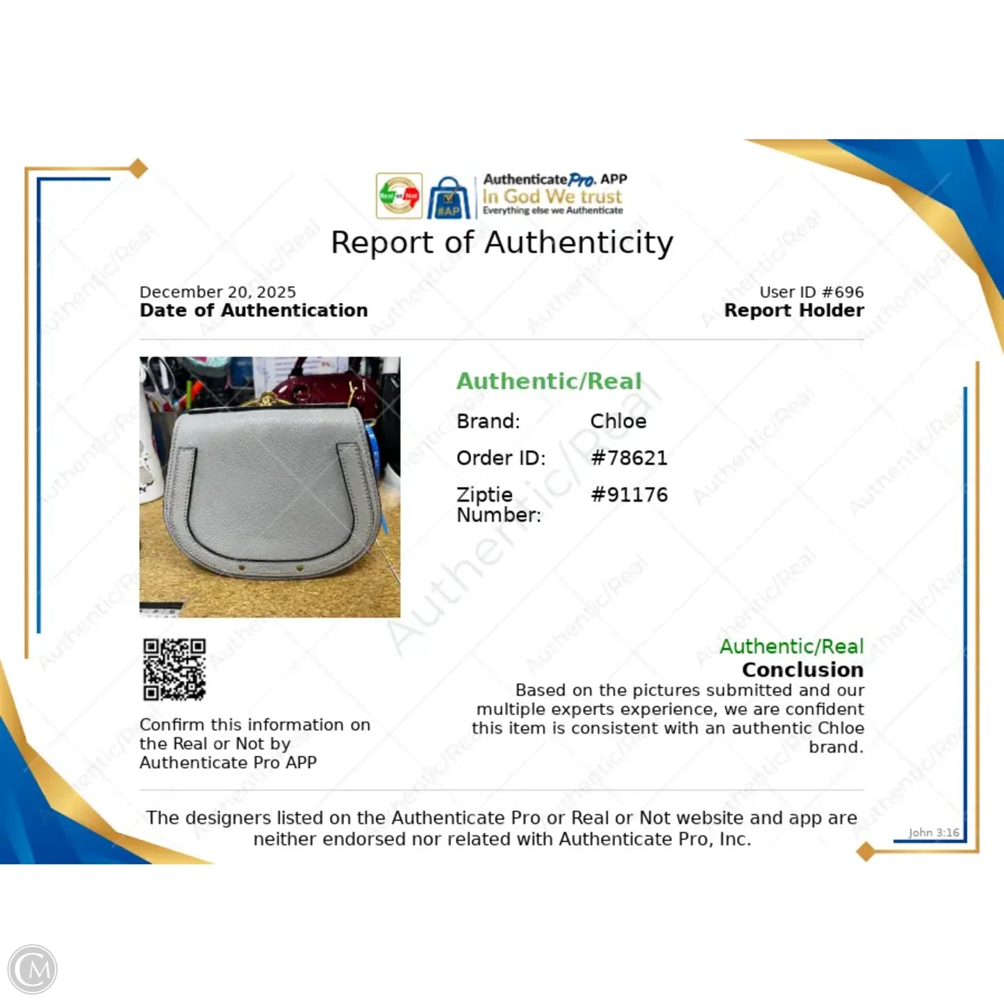 Crossbody Luxury Designer By Chloe, Size: Small