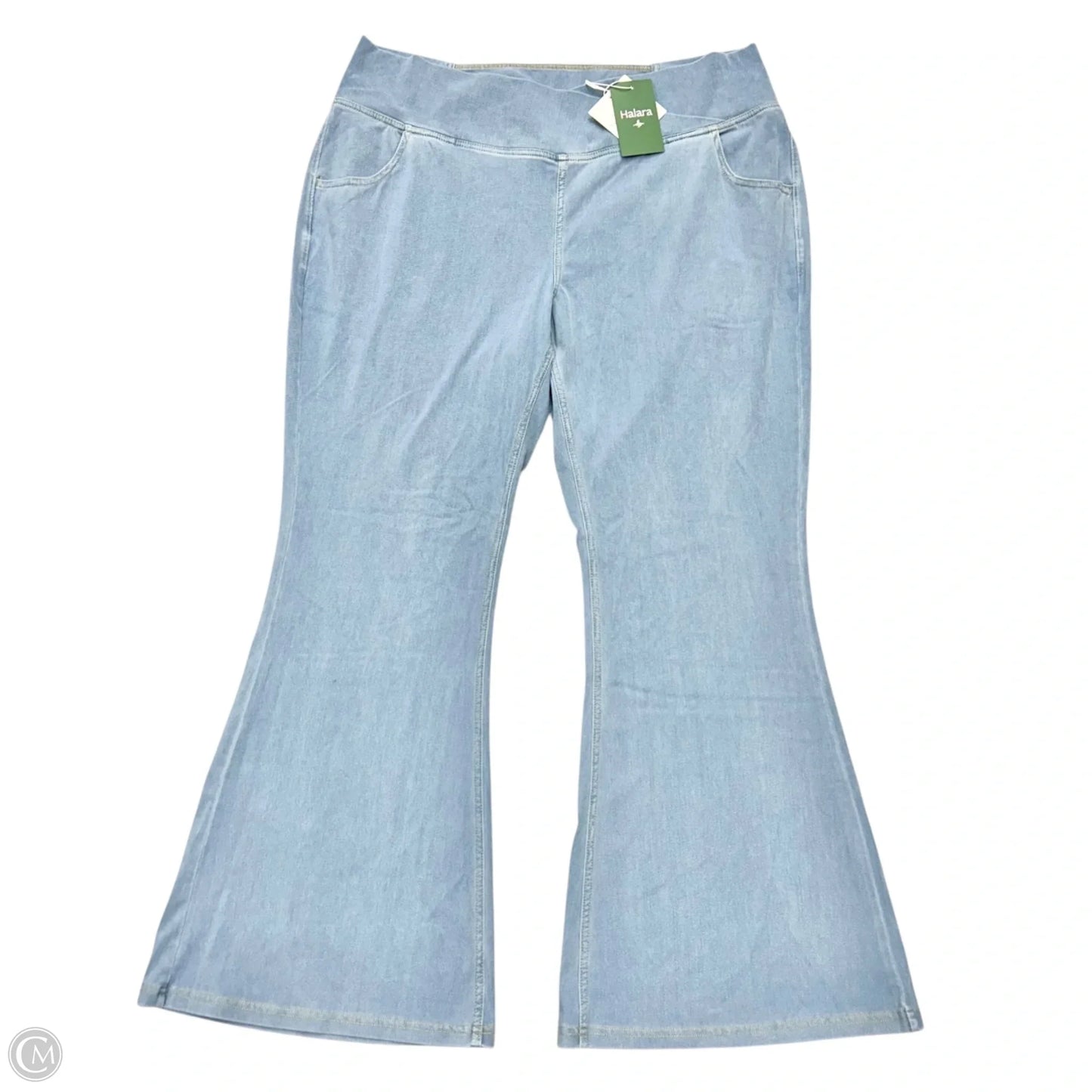 Jeans Flared By Halara In Blue Denim, Size: 2x