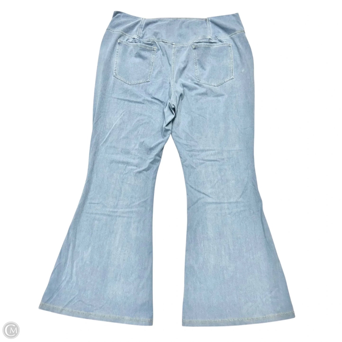 Jeans Flared By Halara In Blue Denim, Size: 2x