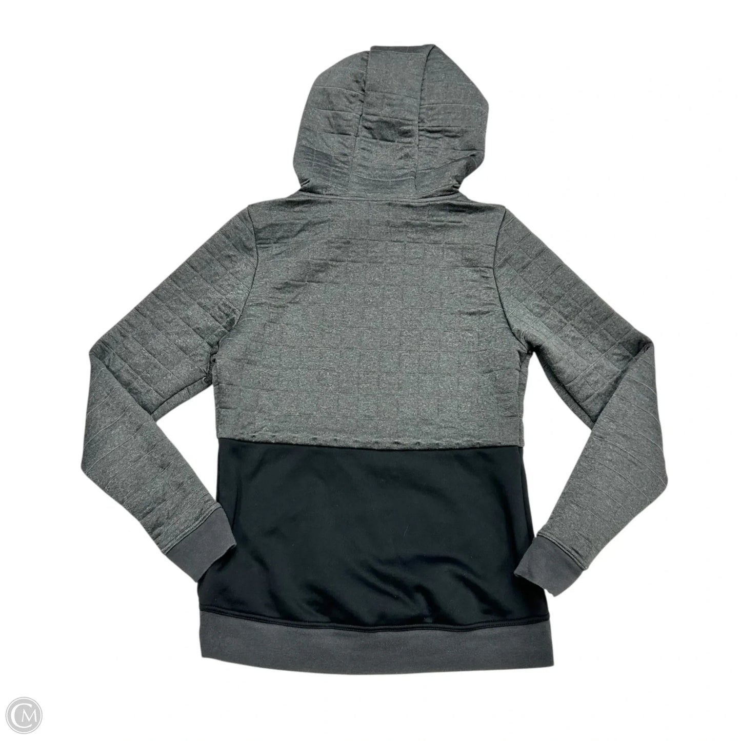Sweatshirt Hoodie By The North Face In Black & Grey, Size: S