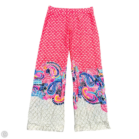 Pants Designer By Lilly Pulitzer In Pink & Tan, Size: M