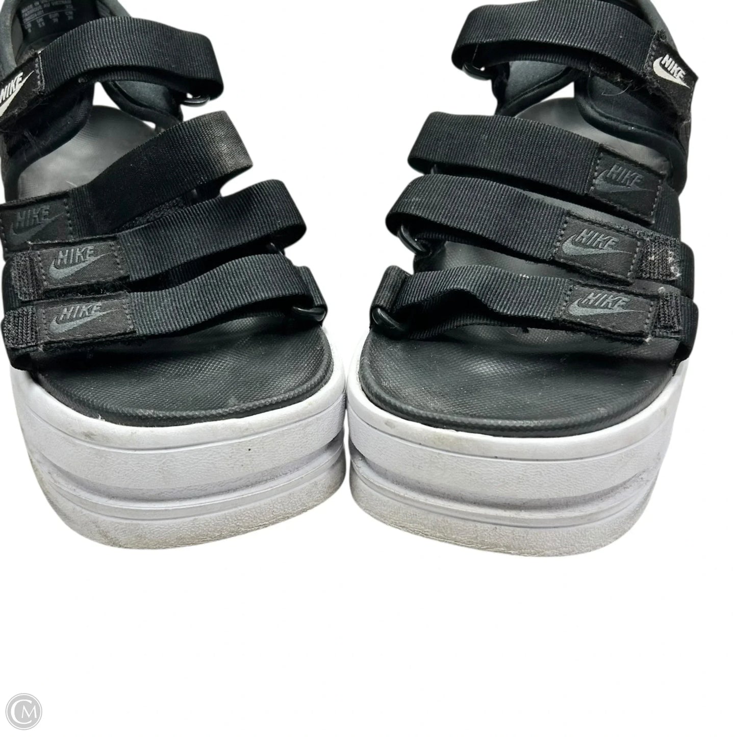 Sandals Sport By Nike In Black & White, Size: 8