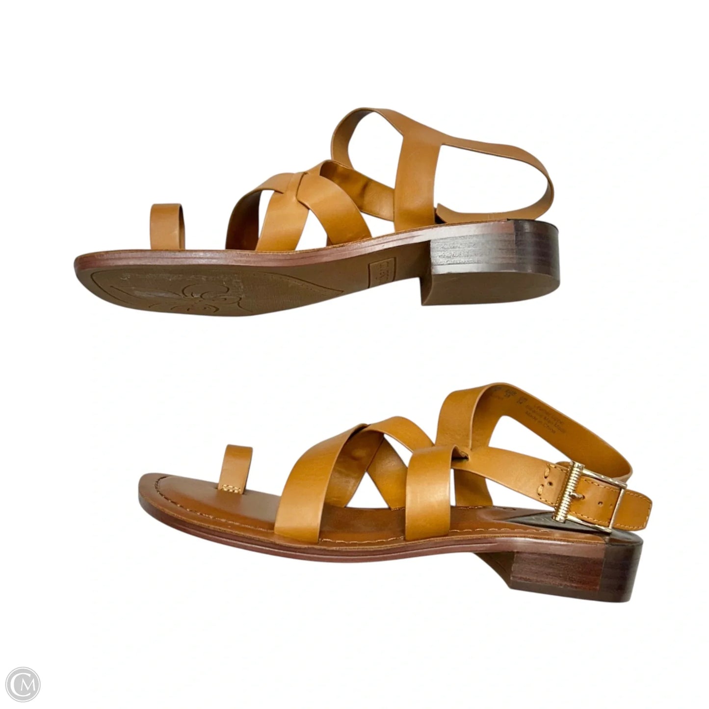 Sandals Flats By Franco Sarto In Tan, Size: 7