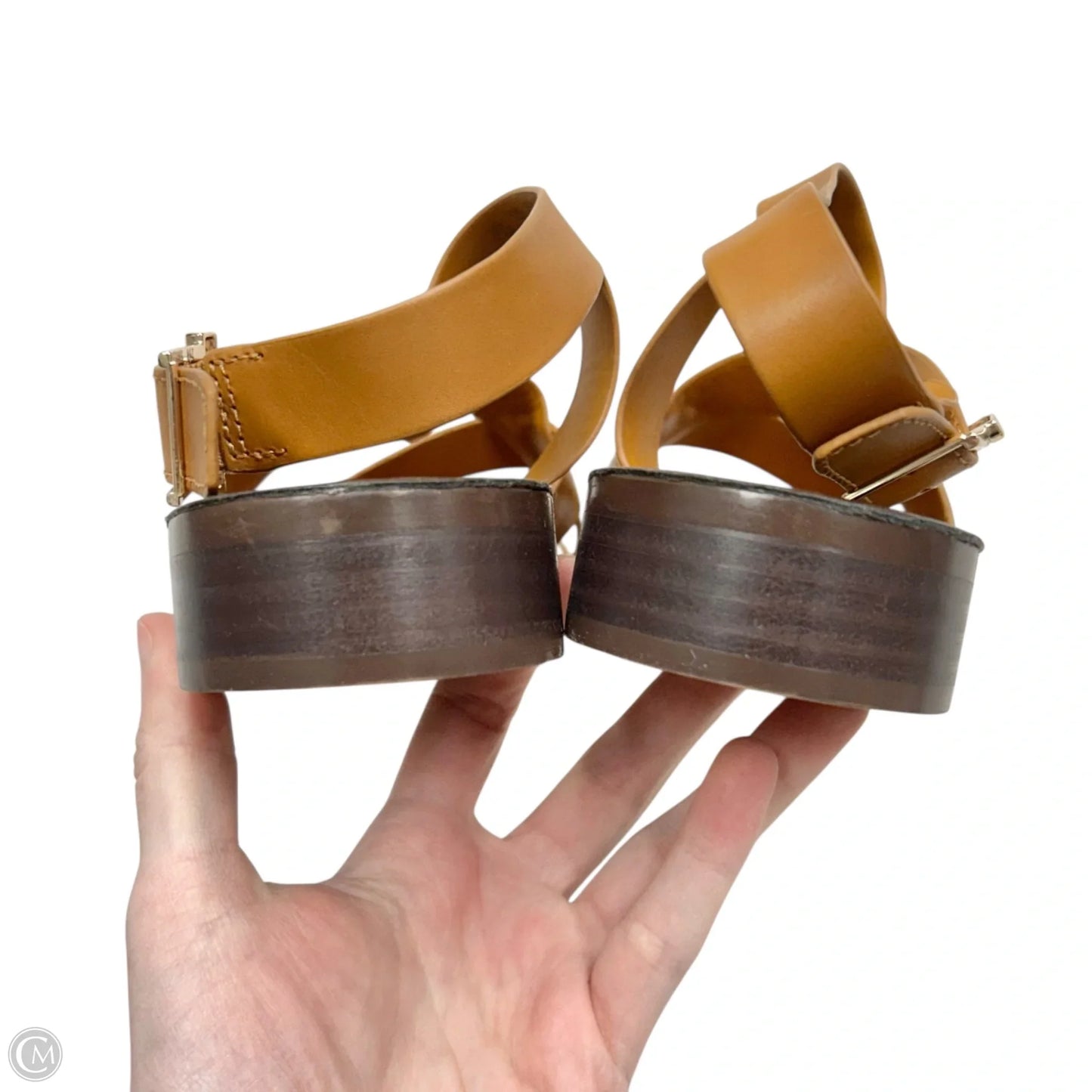 Sandals Flats By Franco Sarto In Tan, Size: 7