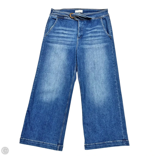 Jeans Straight By Risen In Blue Denim, Size: 2x