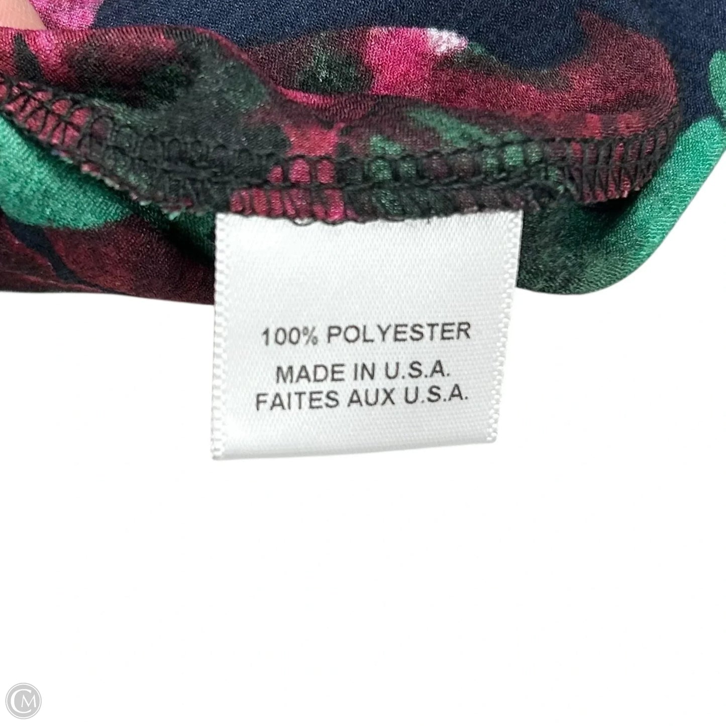 Dress Designer By Misa In Navy, Green & Pink, Size: Xs