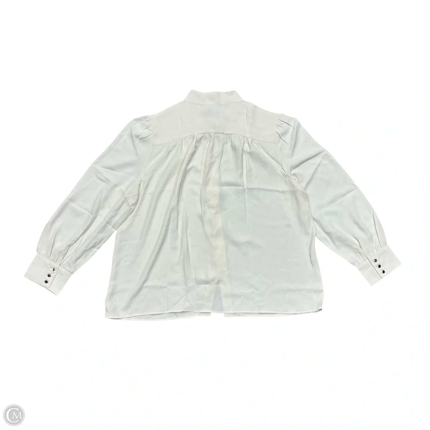 Top Long Sleeve By Ann Taylor In Cream, Size: Xxl