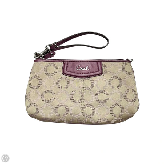 Wristlet Designer By Coach, Size: Medium