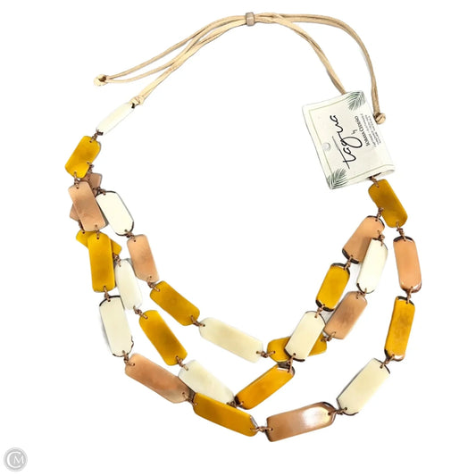 Necklace Layered By Tagua