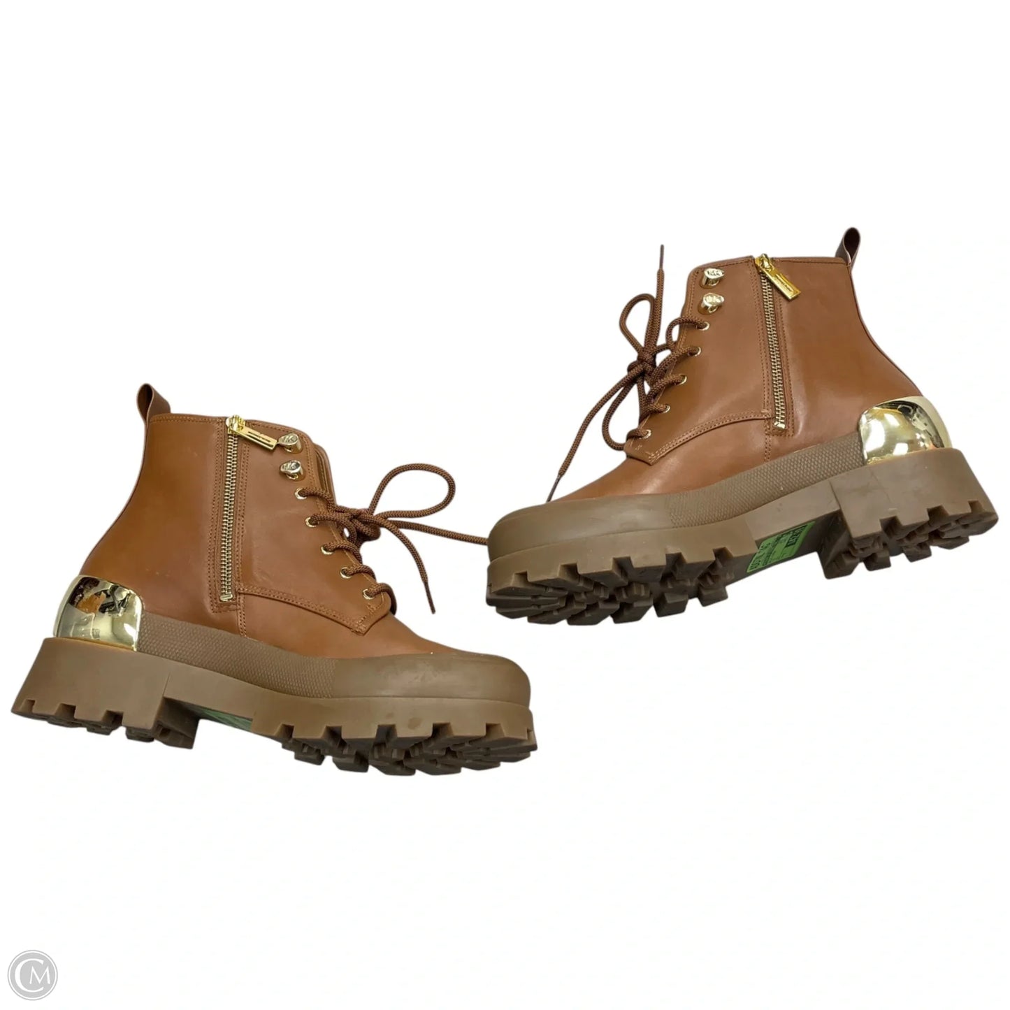 Boots Combat By Michael By Michael Kors In Tan, Size: 9