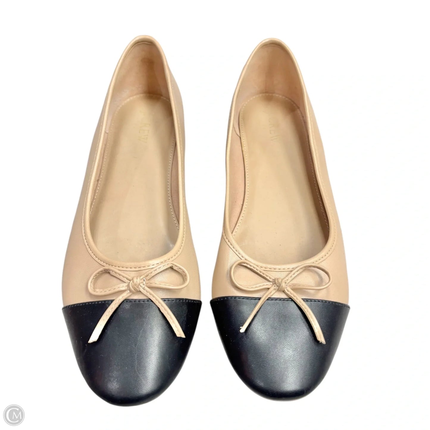 Shoes Flats By J. Crew In Black & Cream, Size: 10.5