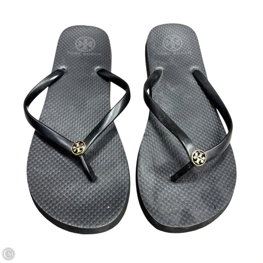 Sandals Designer By Tory Burch In Black, Size: 10