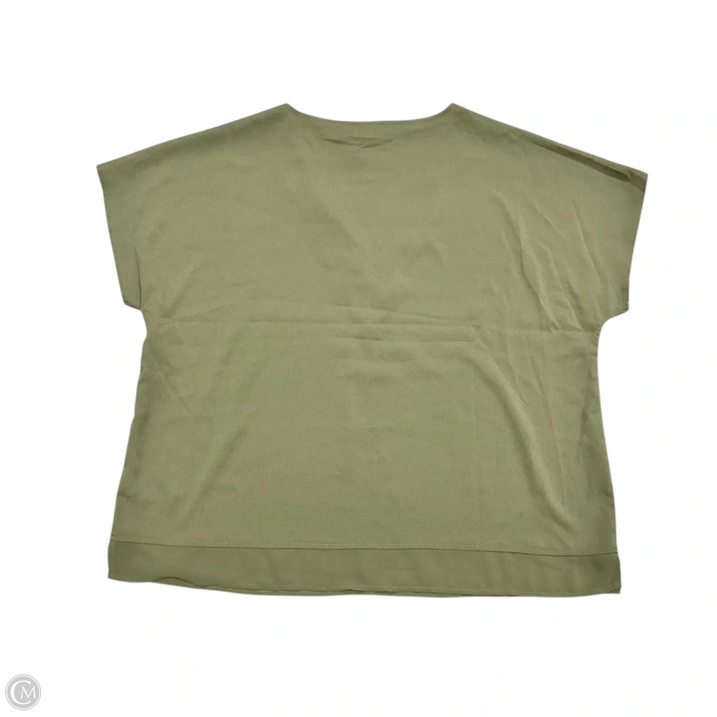 Top Short Sleeve By Dkny In Green, Size: Xl