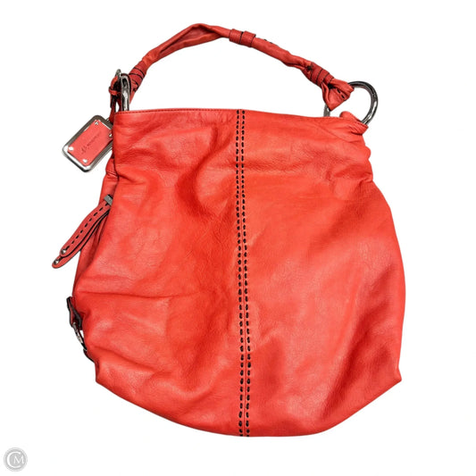 Handbag Leather By B. Makowsky, Size: Large