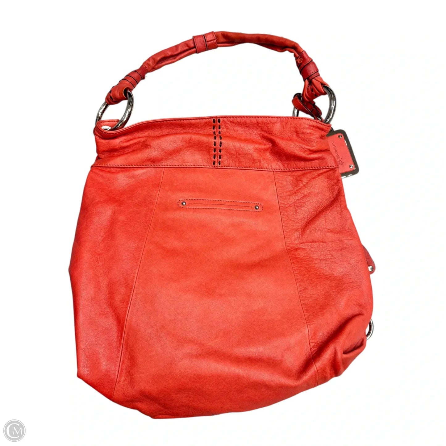 Handbag Leather By B. Makowsky, Size: Large