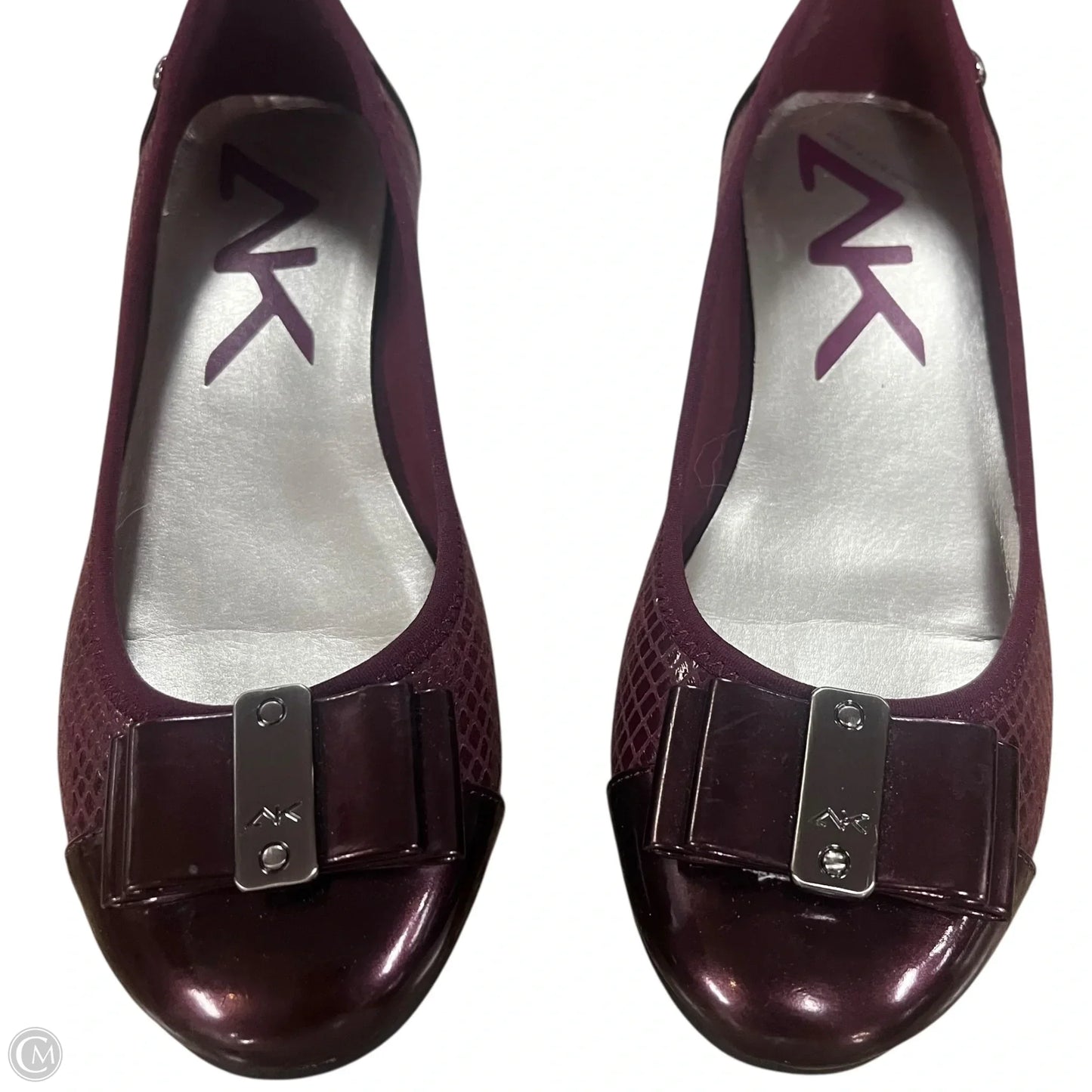 Shoes Flats By Anne Klein In Maroon, Size: 6