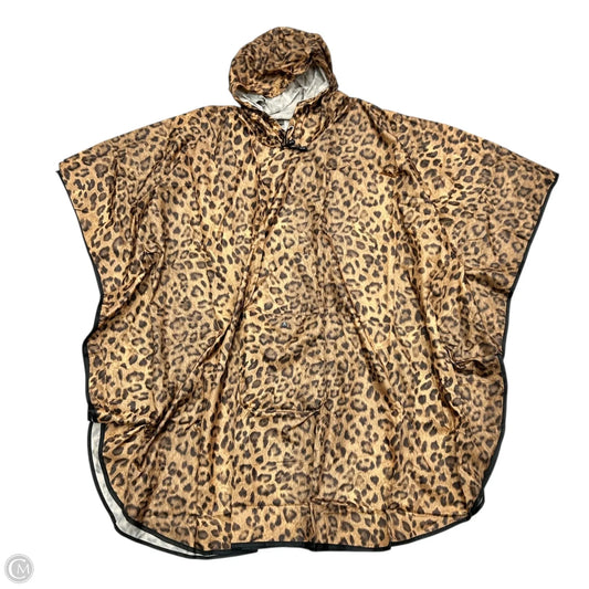 Poncho By Chicos In Leopard Print, Size: Osfm