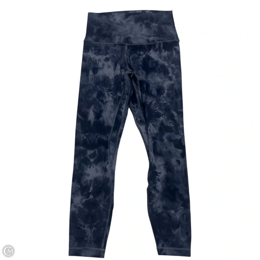 Athletic Leggings By Lululemon In Tie Dye Print, Size: S