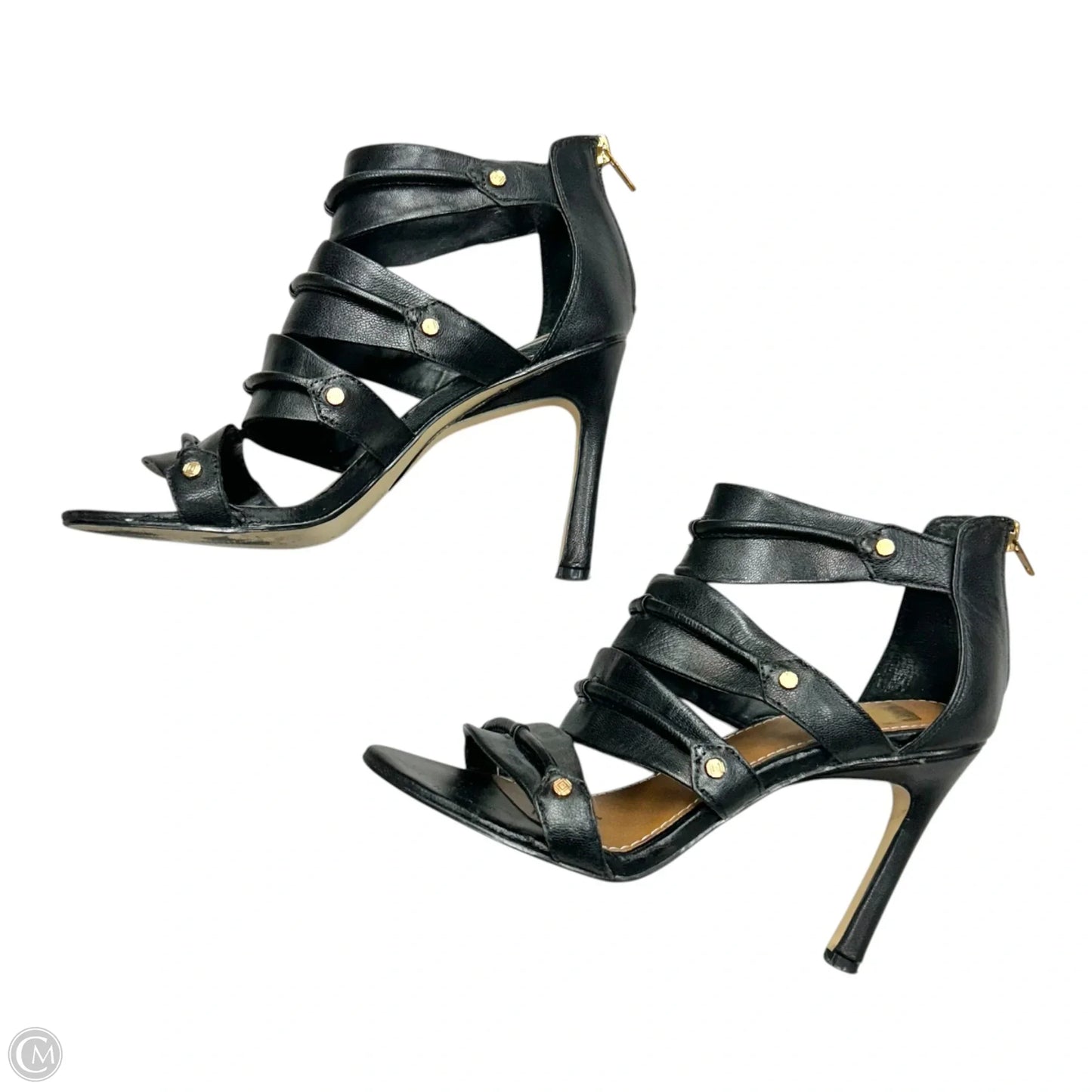 Sandals Heels Block By Dolce Vita In Black, Size: 7.5