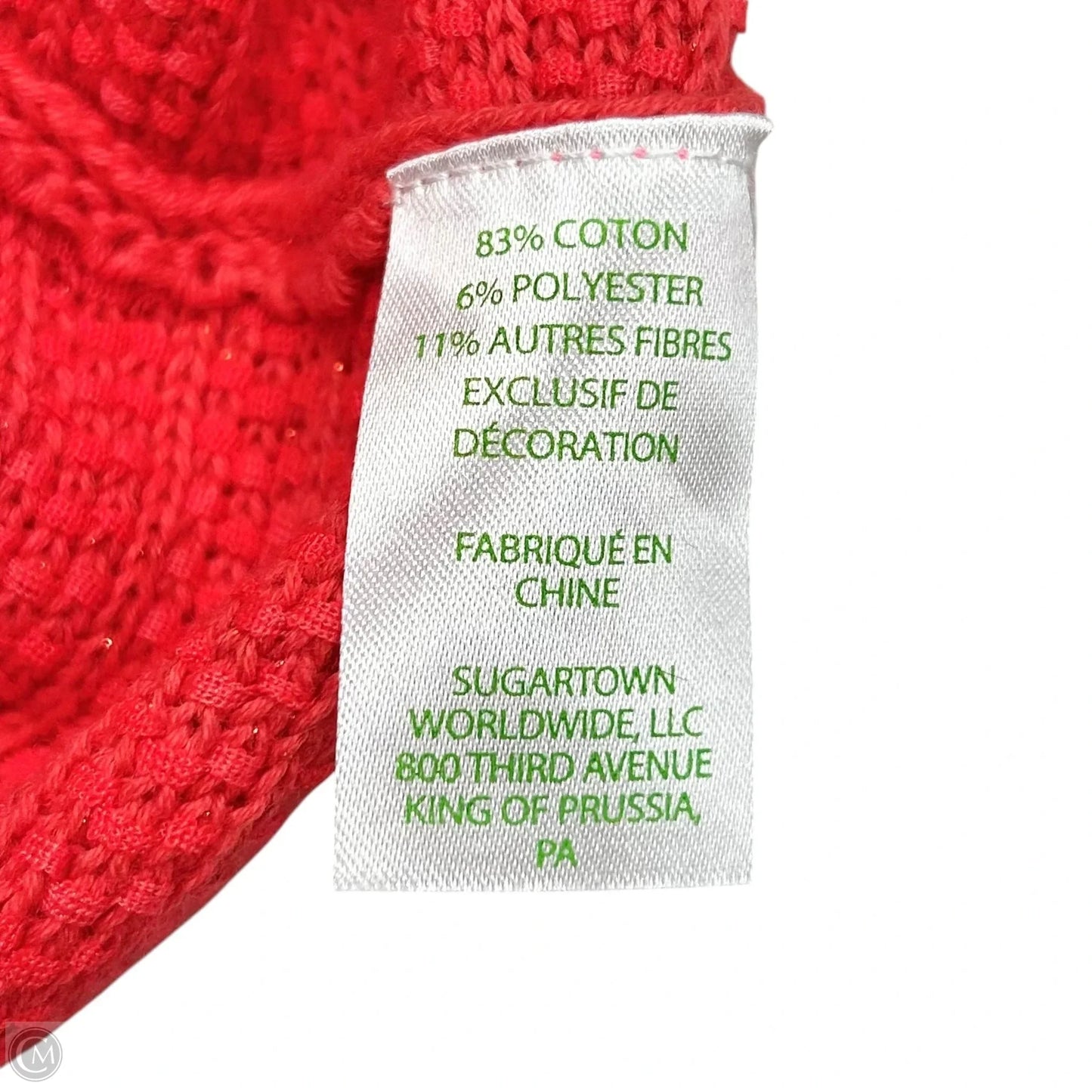 Cardigan Designer By Lilly Pulitzer In Red, Size: M