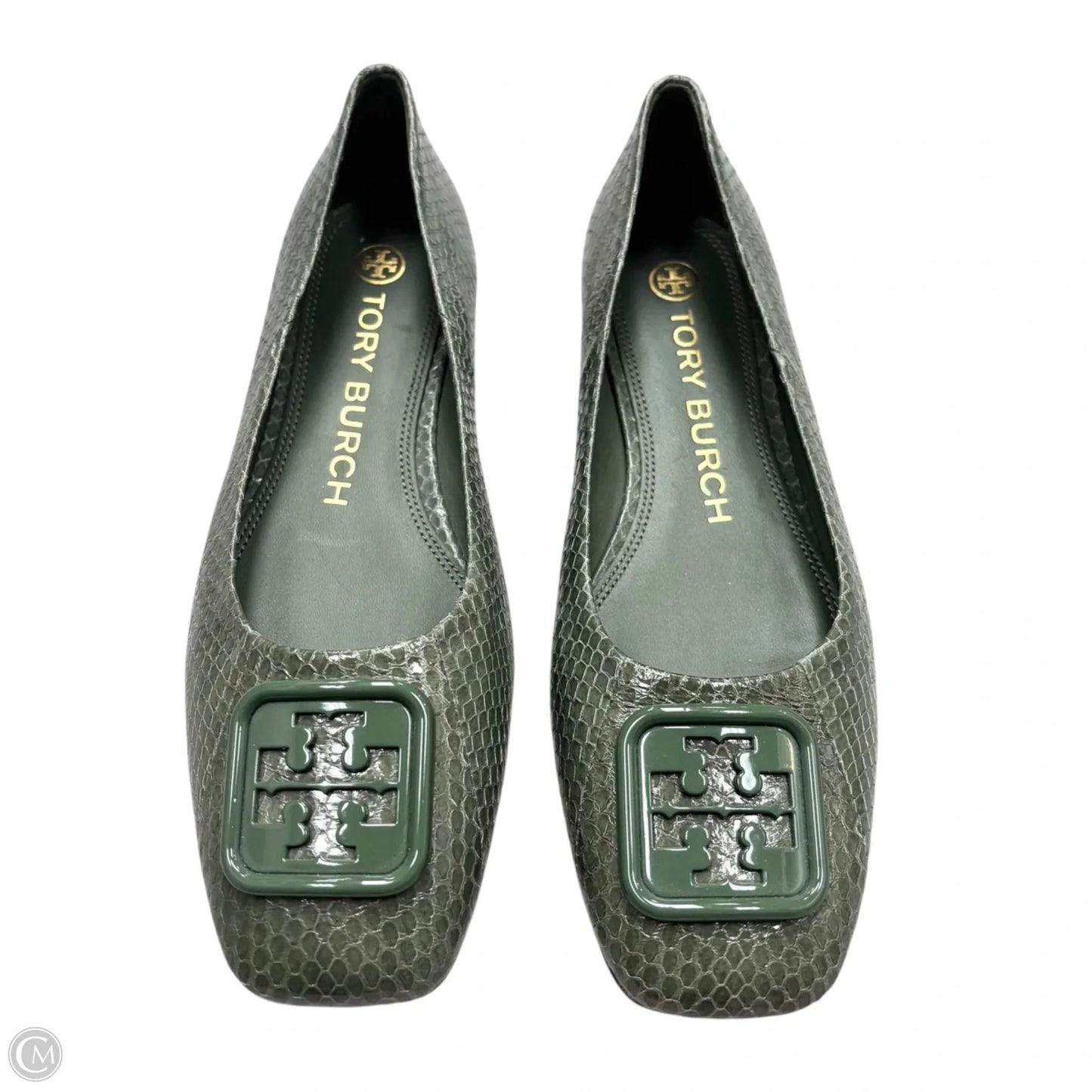 Shoes Designer By Tory Burch In Green, Size: 7