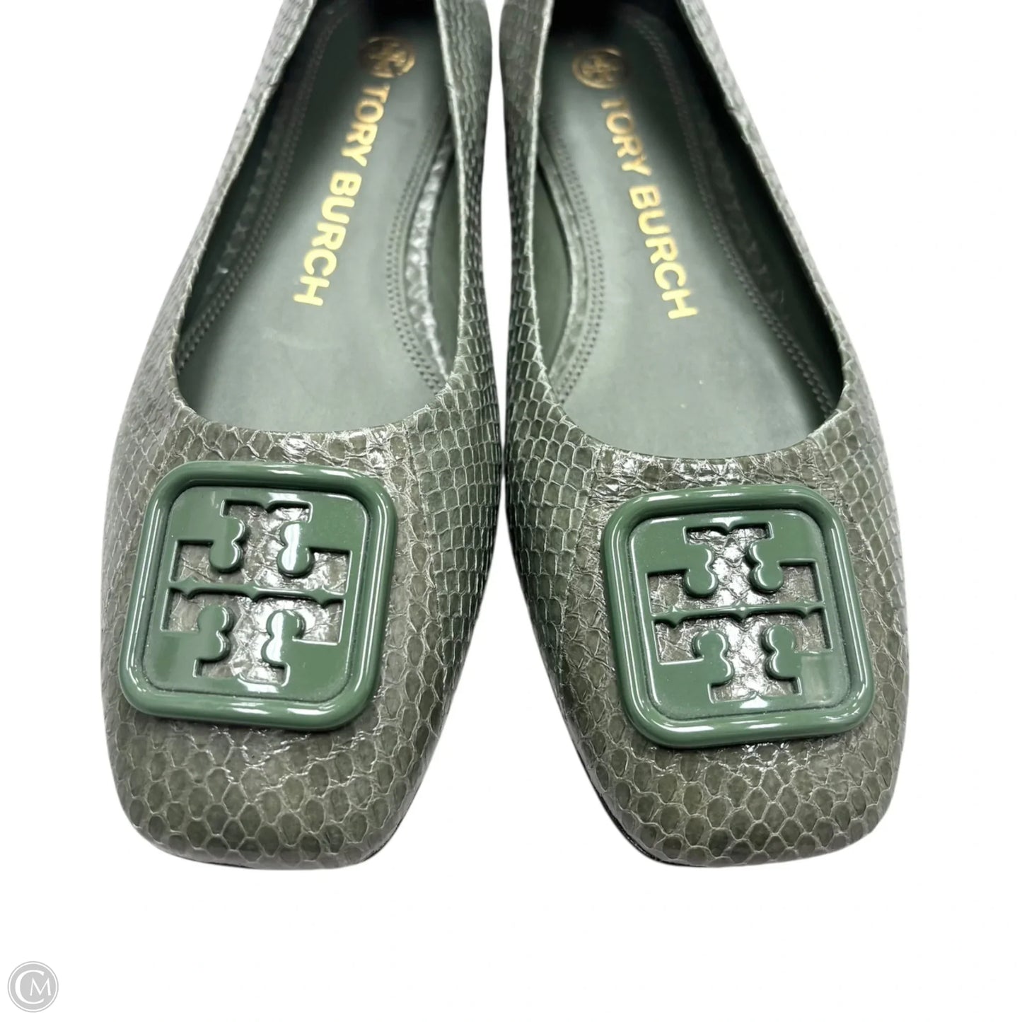 Shoes Designer By Tory Burch In Green, Size: 7