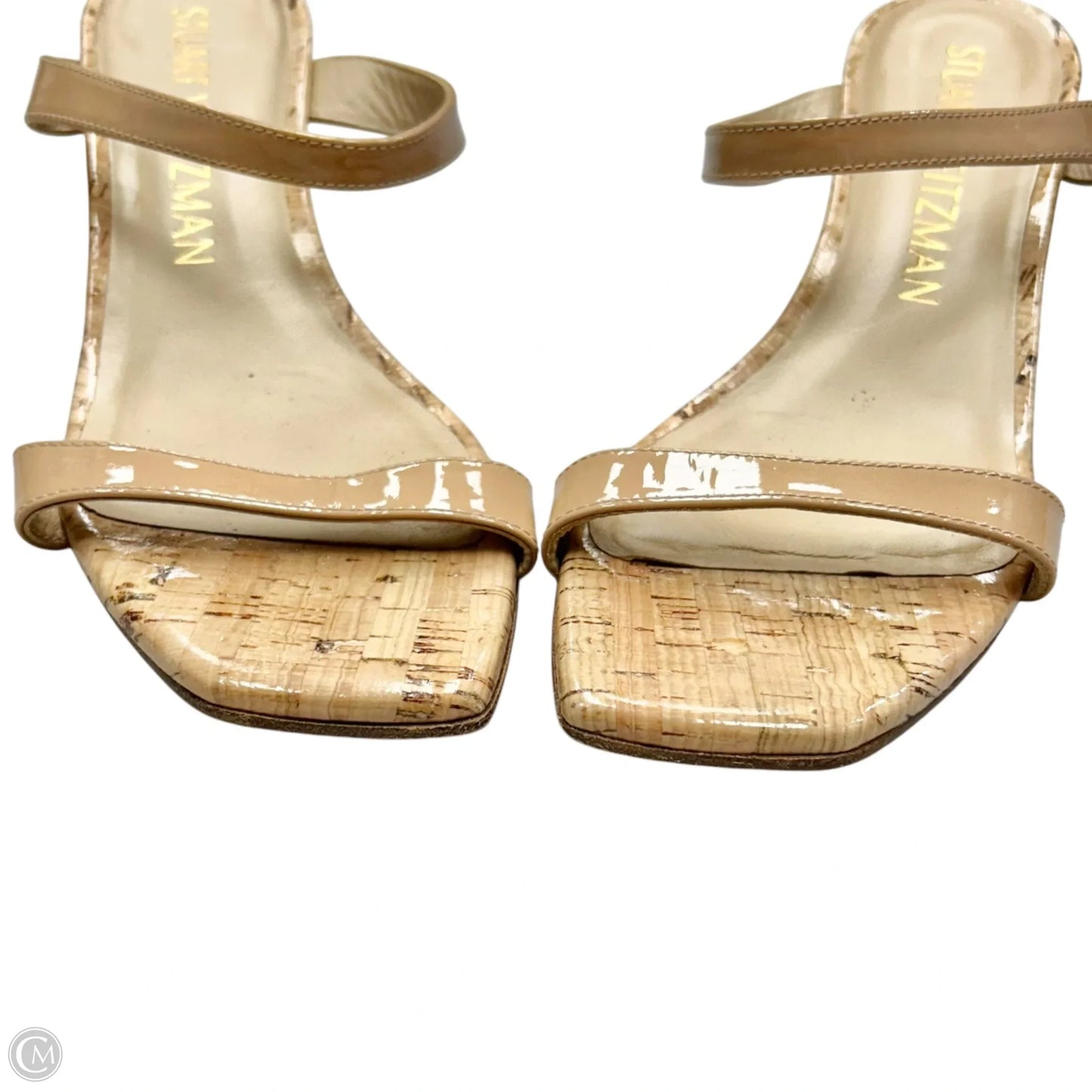 Sandals Designer By Stuart Weitzman In Cream, Size: 9