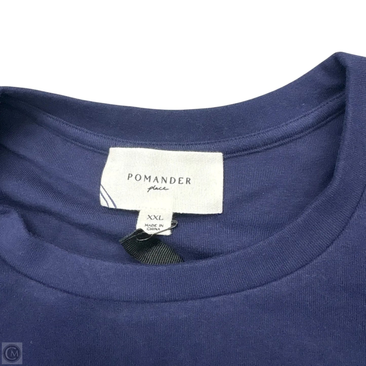 Dress Casual Short By Pomander Place In Blue, Size: Xxl