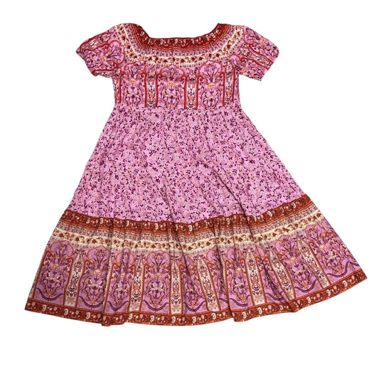 Dress Casual Maxi By Clothes Mentor In Pink & Purple, Size: S