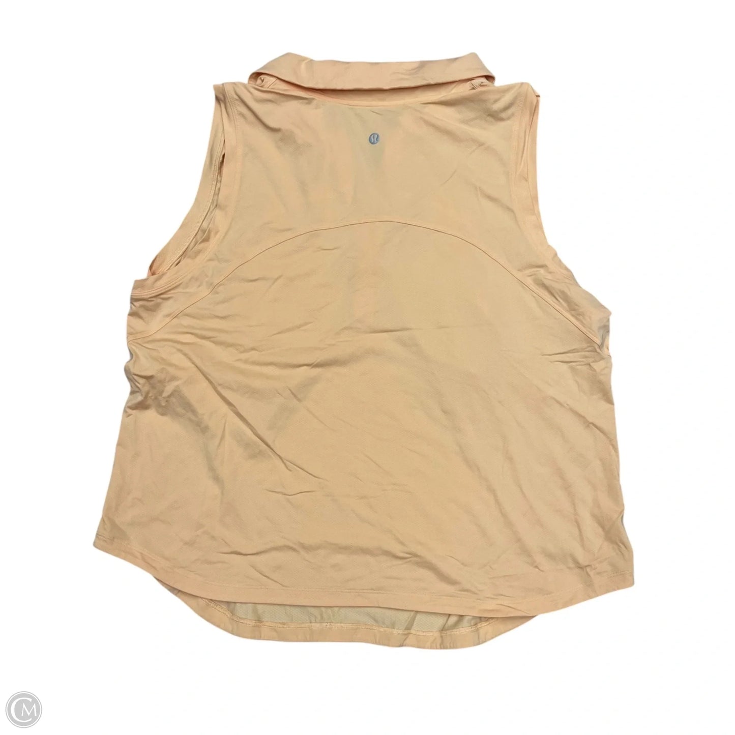 Athletic Tank Top By Lululemon In Orange, Size: M