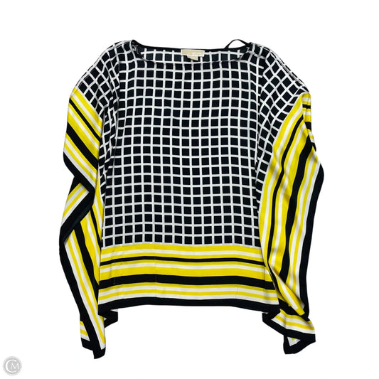 Top Short Sleeve By Michael By Michael Kors In Black & White, Size: 2x
