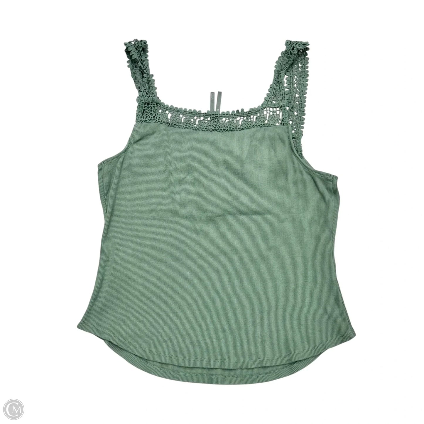 Tank Top By Anthropologie In Green, Size: L